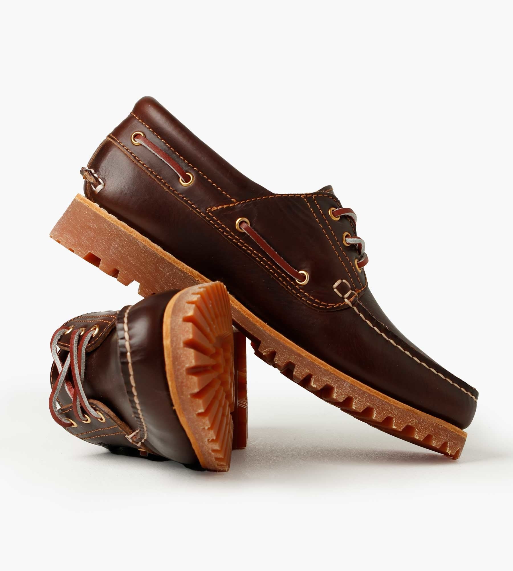 Timberland Authentics 3 Eye Classic Lug Brown - Image 3