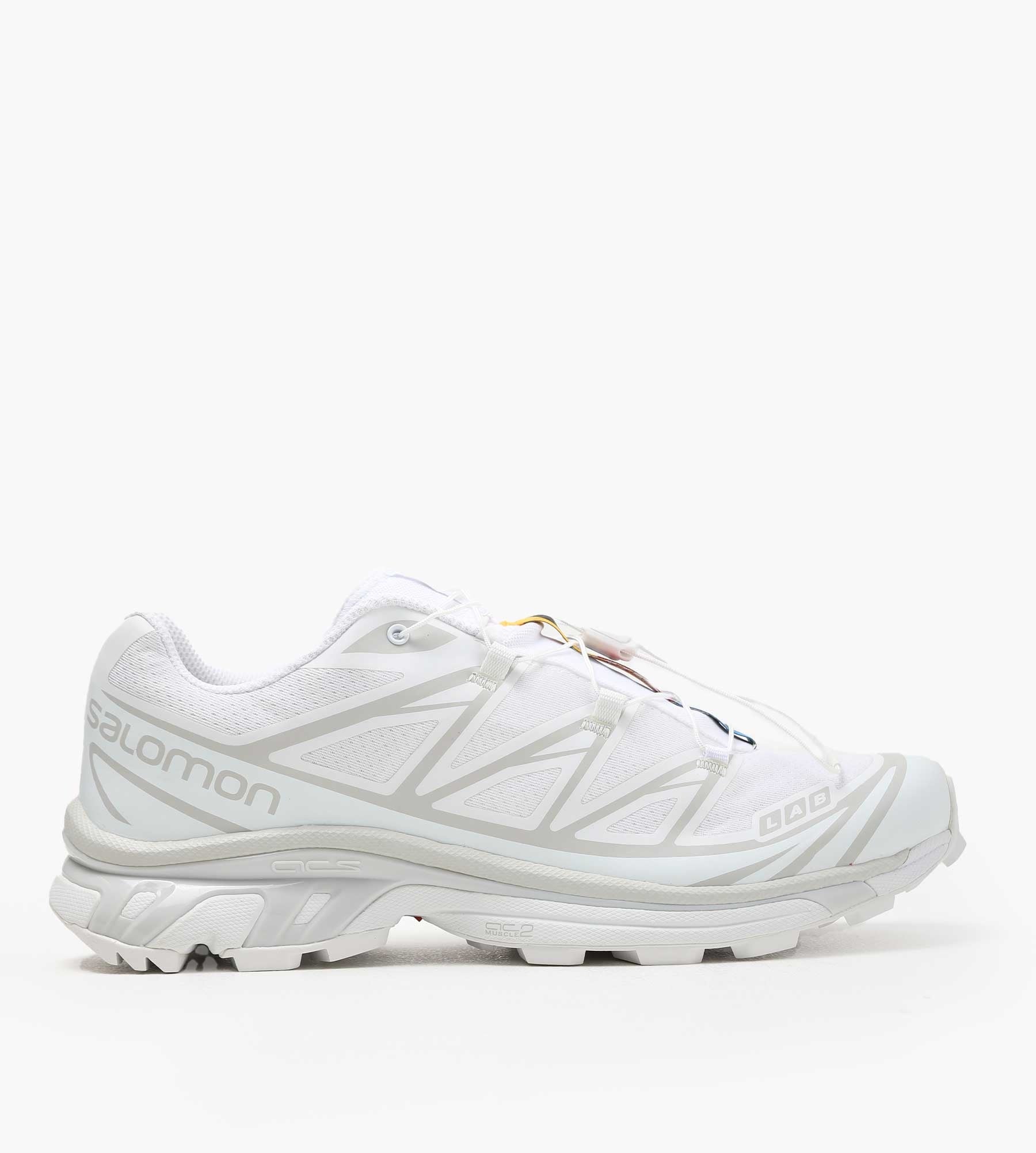 Salomon XT-6 White White Lunar Rock
